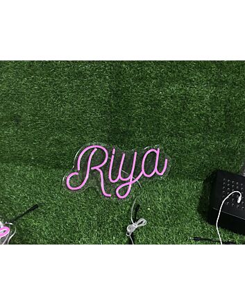 Brighten Your Special Moments at Weddings, Parties, and Home with Riya Pink LED Neon Sign.