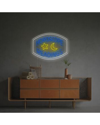 Brighten Up Your Bar, Home, or Astrology Event with a Horoscope Readings LED Neon Sign.