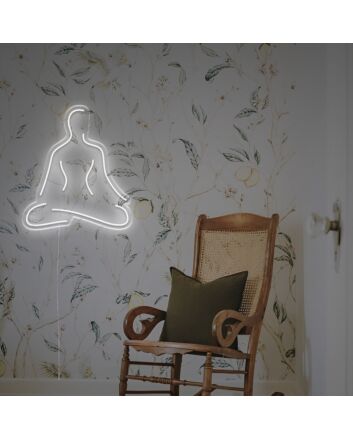 Brighten Your Yoga Space, Home Decor, or Wellness Studio with Meditated From Yoga Room LED Neon Sign.
