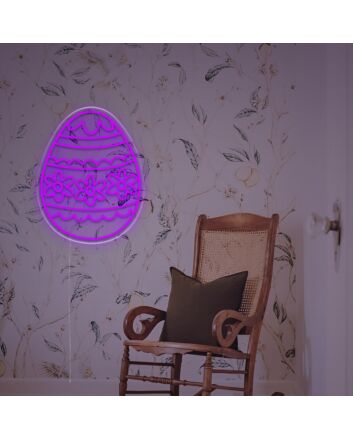 Brighten Your Celebrations: Easter Egg LED Neon Sign Perfect for Home Decor, Store Windows, and Festive Parties