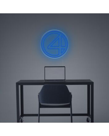Light Up Your Space: Fantastic Four LED Neon Sign for Bars, Weddings, and Vibrant Home Decor