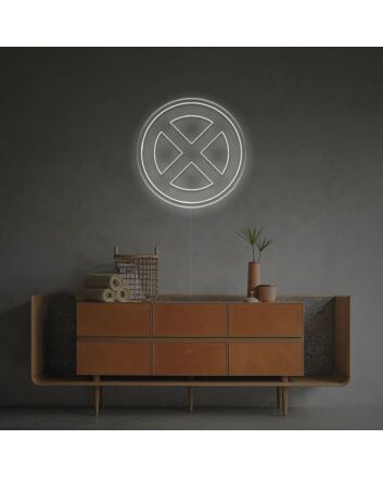 Brighten Up Your Bar, Gaming Room, or Man Cave with the X Men Logo LED Neon Sign.