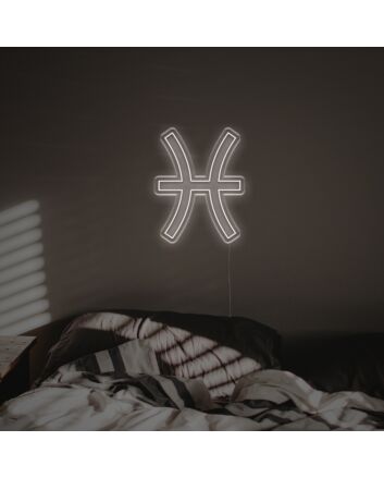 Brighten Up Your Space: Pisces LED Neon Sign for Home Decor, Office Ambiance, and Bar Appeal