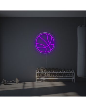 Elevate Your Game Room and Bar Atmosphere with the Basketball For Gym LED Neon Sign