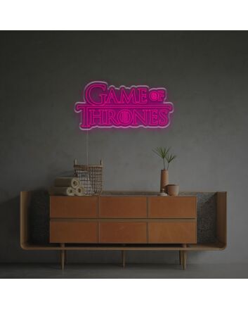 Game Of Thrones LED Neon Sign: Elevate Your Game Room, Man Cave, or Theme Party Ambiance