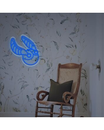 Light Up Your Magical Moments: Golden Snitch LED Neon Sign for Weddings, Bars, and Enchanting Home Decor