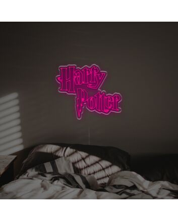 Brighten Your Magical Gatherings and Bedrooms with the Enchanting Harry Potter LED Neon Sign.