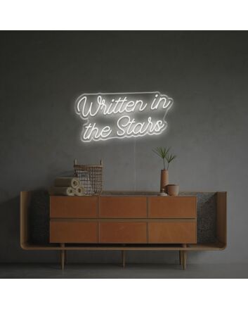 Elevate your bar, wedding, or home ambiance with the Written In The Stars LED Neon Sign.