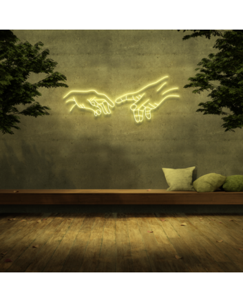Hand Of God Neon Sign
