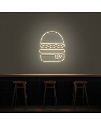 Cheese Burger Neon Sign