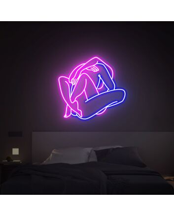 Enhance Romantic Evenings and Special Anniversaries with Erotic Art Neon Sign: Perfect for Bedroom Ambiance, Couple's Retreats, and Intimate Gift Ideas