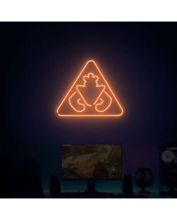 Brighten Your Game Room or Store with Fnaf Monty Security Breach Warning Sign Neon – Perfect for Themed Events and Decor.