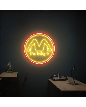 Brighten Up Your Space: Ideal for Home Decor, Office Ambiance, and Party Vibes with I M Loving It Art Neon Sign Bedroom Neon Sign.