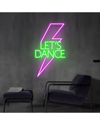 Brighten Your Bedroom, Office, or Party: Lets Dance Neon Sign Bedroom Led Neon Sign