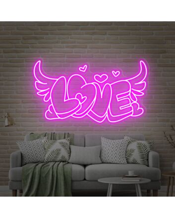 Brighten Your Celebrations with Love Neon Wedding Neon Sign - The Perfect Engagement Gift and Party Highlight for Garden, Bar, and Bedroom Home Decor