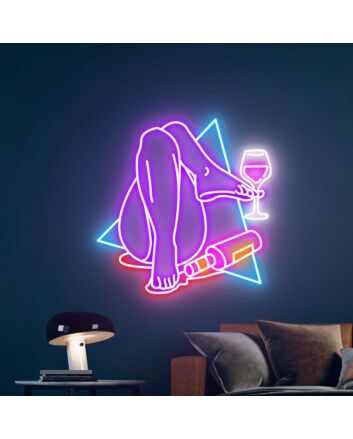 Transform Your Space: From Bedroom Charm to Bar Glam with the Sex Legs Neon Sign, Ideal for Home Decor, Trendy Office Spaces, and Vibrant Party Settings.
