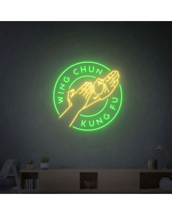Brighten Your Space: Wing Chun Kung Fu Neon Sign - Perfect for Home Decor, Office Brilliance, Storefronts, Bars, Weddings, and Festive Parties.