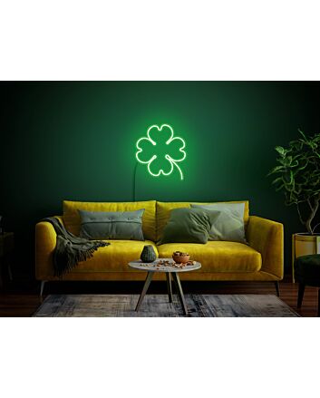 Brighten Your Home, Bar, or St. Patrick&#039;s Day Celebrations with the Lucky Clover Neon Sign Neon Sign Clover Led 4 Leaf Clover Neon Shamrock Sign Spring Neon.