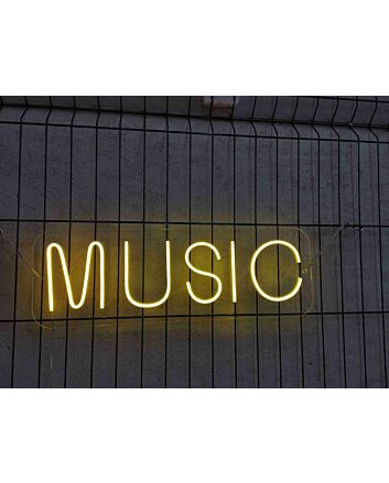 Jazz up Your Home, Bar, or Music Venue with the Vibrant Music Neon Sign LED Wall Light – Perfect for Creating a Live Music Ambiance.