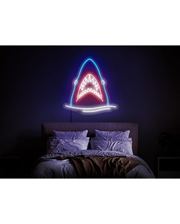Light Up Your Space with Elegance: Perfect for Home Decor, Bars, Parties, and Nautical Themes - Shark Neon Sign, Fish Lighted Decor, Sea Creatures Neon Sign.