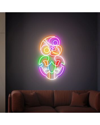 Brighten Your Space: Macaw Led Neon Sign for Bedroom Decor, Animal Lover Gifts, and Stunning Wall Decor for Office, Store, Bar, or Wedding Celebrations.