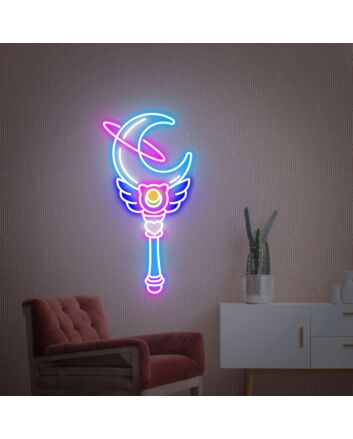 Brighten Your Space: From Home to Gaming Den with Magic Stick Led Neon Sign: Perfect for Dorm, Bar, and Kawaii Anime Enthusiasts