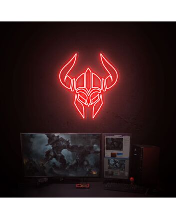Brighten Up Your Gaming Space, Bar, or Man Cave with Paladin S Helm Art Led Neon Sign Diablo Gifts Diablo Wall Art.