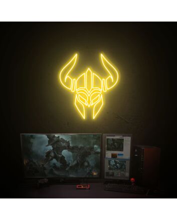 Brighten Up Your Gaming Space, Bar, or Man Cave with Paladin S Helm Art Led Neon Sign Diablo Gifts Diablo Wall Art.