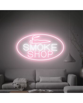 Brighten Your Space: Smoke Shop Led Neon Sign, Perfect for Home Decor, Bars, Offices, and Festive Celebrations
