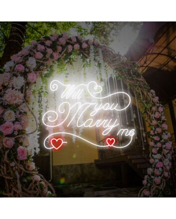 Elevate Your Proposal, Wedding, and Celebratory Events with Will You Marry Me Led Neon Sign Party Decor Wall Art.