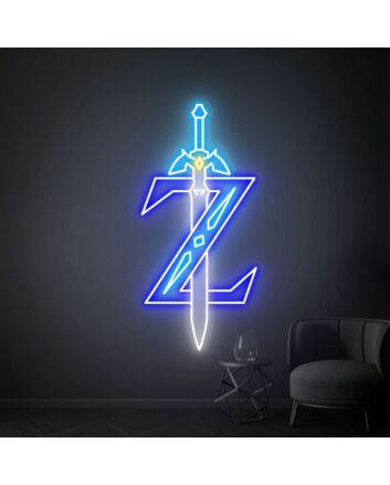 Bring the Adventure to Your Space: Zelda Led Neon Sign Legend Of Zelda Art, Perfect for Gaming Rooms, Bars, and Fan Events.