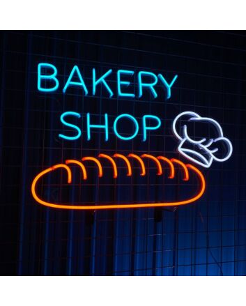 Brighten Your Bakery Entrance and Celebrate Special Occasions with the Bakery Shop Open Led Neon Sign Bakery Open Bread Led Sign Custom.