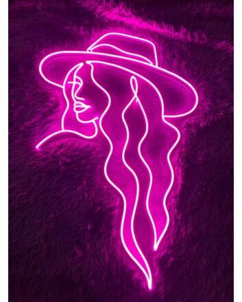 Transform Your Space: From Rustic Bar Ambiance to Chic Home Decor with the Beautiful Cowgirl Led Neon Sign