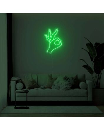 Okay Hand LED Neon Sign