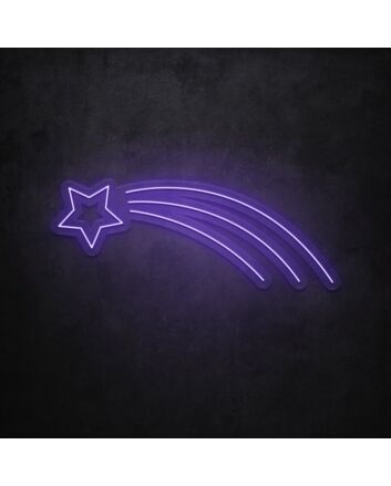 Shooting Star LED Sign