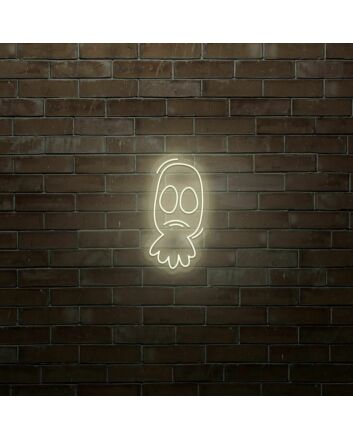 Sad Ghost LED Neon Sign