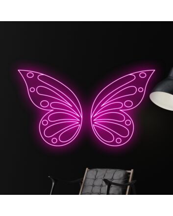 Brighten Up Your Space: Butterfly LED Sign Neon Light for Restaurant, Bar, and Home Decor - Perfect for Clubs, Weddings, and Parties