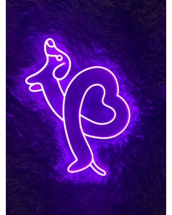 Brighten Up Your Space: Cute Dachshund Butt Led Neon Sign for Home Decor, Office Fun, and Storefront Charm
