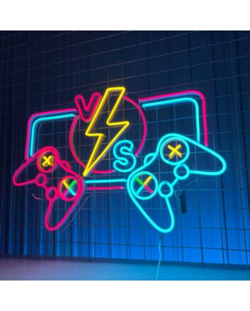 Elevate Your Gaming Room or Bar Ambiance with the Gamepad Game Machine Neon Led Sign, Perfect for Home Decor, Office, and Party Engagements.