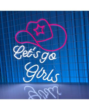 Lets Go Girls Lets Party Led Light Christmas Decor Led Neon Sign