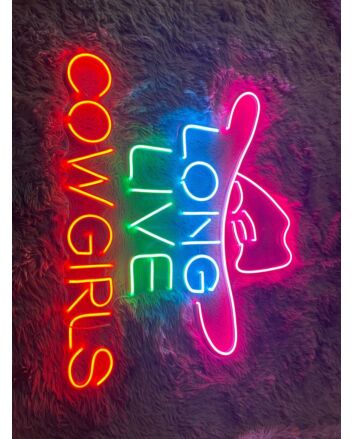 Long Live Cowgirl Led Neon Sign Texas Cowgirl Neon Led Sign
