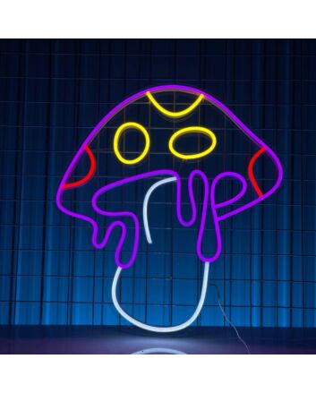 Melting Mushrooms Led Neon Sign Mushrooms Led Sign Mushrooms Led Light