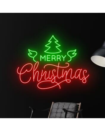 Merry Christmas Led Neon Sign Merry Christmas Neon Light Christmas Decor
