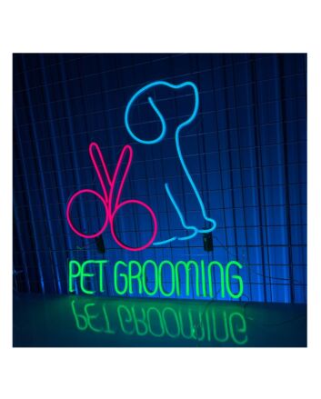 Pet Grooming Led Neon Sign Animal Lover Dog Cat Spa Led Light