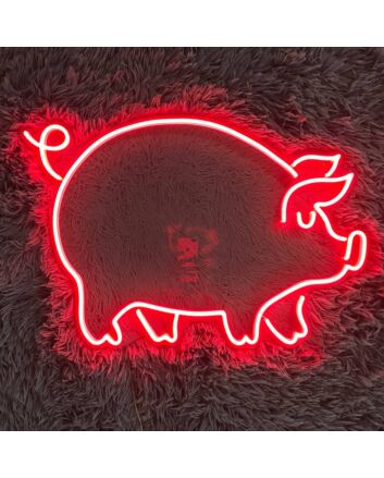 Pig Bbq Led Sign Custom Grill Bbq Neon Light Restaurant Bbq Decor
