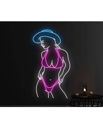 Sexy Naked Cowgirl Led Neon Sign Texas Cowgirl Neon Led Sign