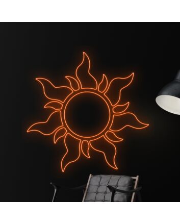 Sun Led Neon Sign Sun Lover Neon Led Light Sun Led Sign Custom Sun Neon Light Sun Decor