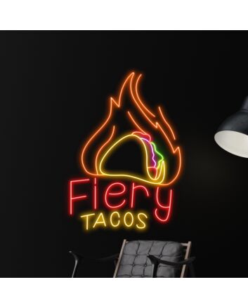 Tacos Led Sign Tacos Neon Light Custom Tacos Led Light Tacos Restaurant Decor