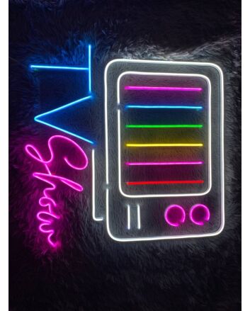 Tv Show Colorful Old Television Home Room Decor Led Neon Sign