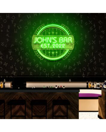 Beer Bar Sign For Home Bar Bar Sign Gifts For Him Light